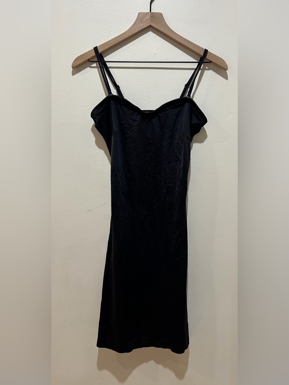 Assets by Spanx Black Convertible Silky Dress Slip - Women’s Size Large